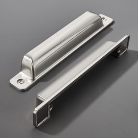 Dosoye 5 Packs 5in(128mm) Drawer Pulls Brushed Nickel Cabinet Cup Pulls Kitchen Hardware Cabinet Handles Dresser Drawer Handles Knobs