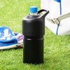 Atlas ABIB-CBK Plastic Bottle Holder Cold Water Bottle Cooler, 16.9