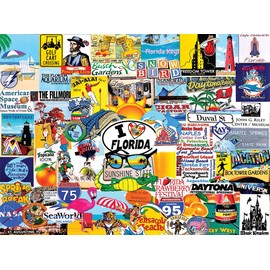 White Mountain Puzzles I Love Florida - 1000 Piece Jigsaw Puzzle