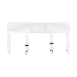 Truform Truform - Liguero estándar, color blanco, talla XS