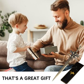 FEMONGY Letter Opener Sword Skeleton Sheep Head Letter Opener Elegant Letter Opener Funny Letter Opener, Suitable for Opening Letters, Collecting, Decorating