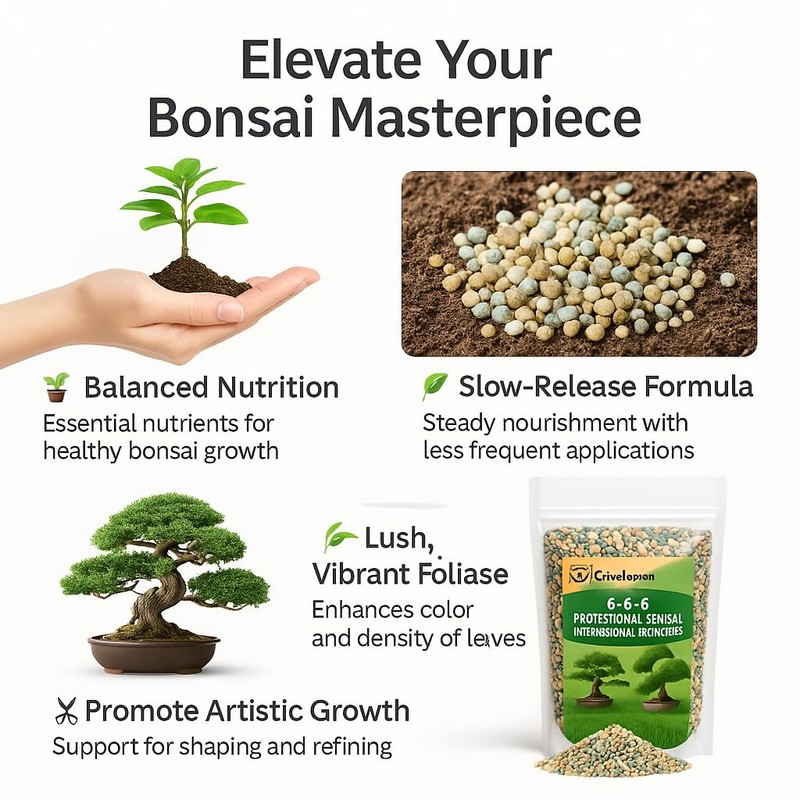Gardenera Premium Bonsai Fertilizer – Slow-Release Bonsai Tree Food for