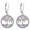 Eusense Tree of Life Earrings 925 Sterling Silver Earrings Jewellery