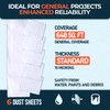 CS 6 Pack Extra Large Plastic Dust Sheets for Decorating
