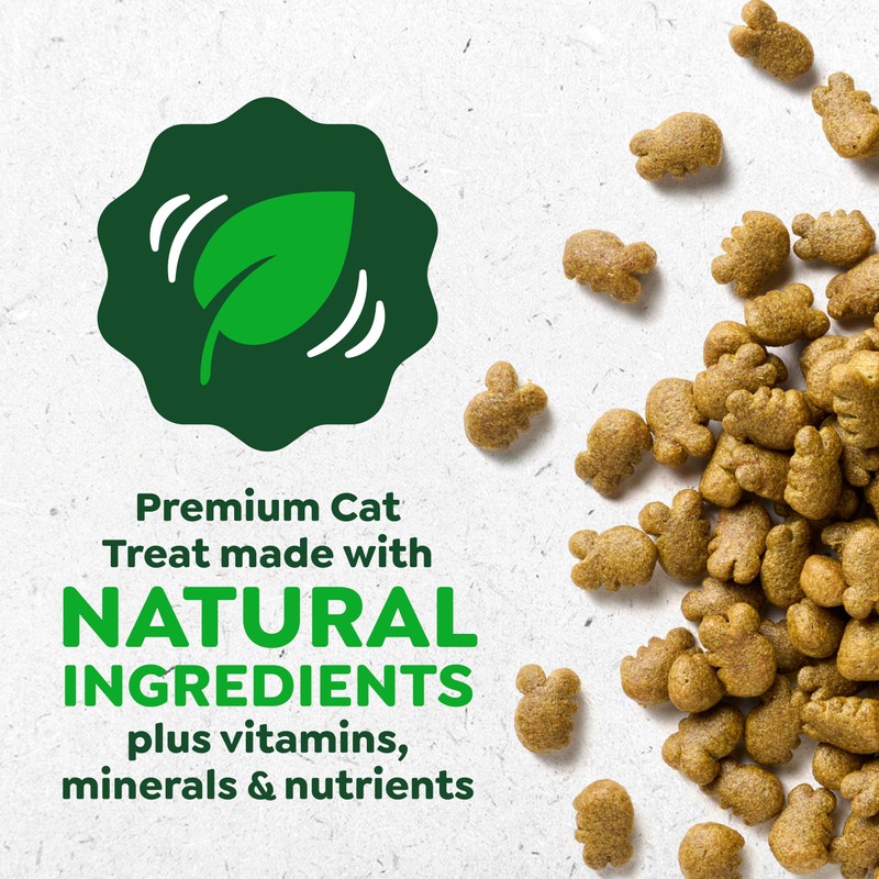 Greenies Cat Treats, Feline Veterinarian-Recommended Adult Natural Dental Cat Treats,