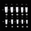 French Acrylic False Nail Tips, 500PCS Fake Nail Shape Artificial