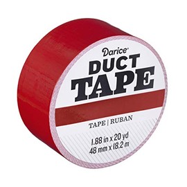 Darice 30079655 Roll Cha Cherry, 1.88 Inches x 20 Yards Duct Tape,