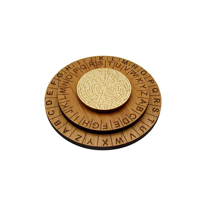 Labyrinth Cipher Wheel - Premium Escape Room Decoder Ring and