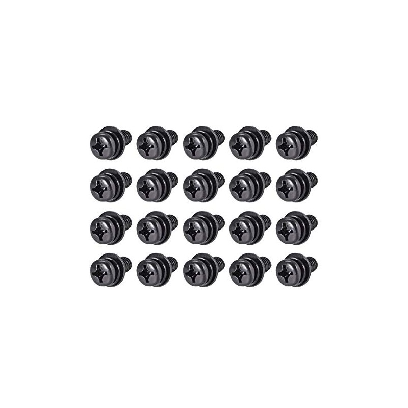 sourcing map M6 x 14mm Carbon Steel Phillips Pan Head