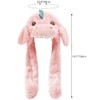 Ear Moving Animal Hat Plush Ears Jumping Pop Up Beating