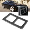 Carbon Fiber Rear Air Outlet Vent Cover Trim Fit for