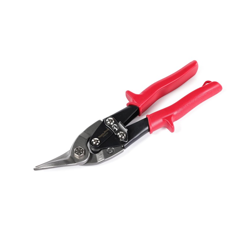ToolPro Left Cut Aviation Snip – Red Handle, High-Performance Metal