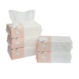 Careboree Extra Thick Dry Wipe, 100% Cotton, Lint-Free Cotton Tissues (5 Pack)