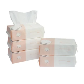 Careboree Extra Thick Dry Wipe, 100% Cotton, Lint-Free Cotton Tissues (5 Pack)