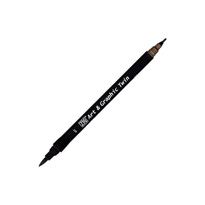 Kuretake ZIG Art and Graphic Twin Tip Bürste Marker 077