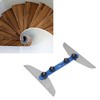 Stair Treads Gauge, Aluminum Alloy Adjustable Jig Template Tool Shelf