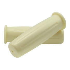 Rindow Bikes Lenkergriffe Tarugata Retro PVC, Weiß, 120mm x 22.2mm, RBJ-002-IV