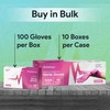 FifthPulse Fuchsia Hot Pink Nitrile Disposable Gloves - Case of