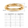 TJC 9ct Yellow Gold Diamond Cut Stackable Spinner Band Ring