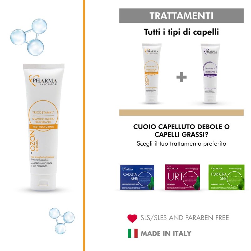 Ozone Active tricostamyl keratin