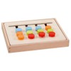 GOKI 58406 Colour Sorting Board in Wooden Box, Collapsible Wooden