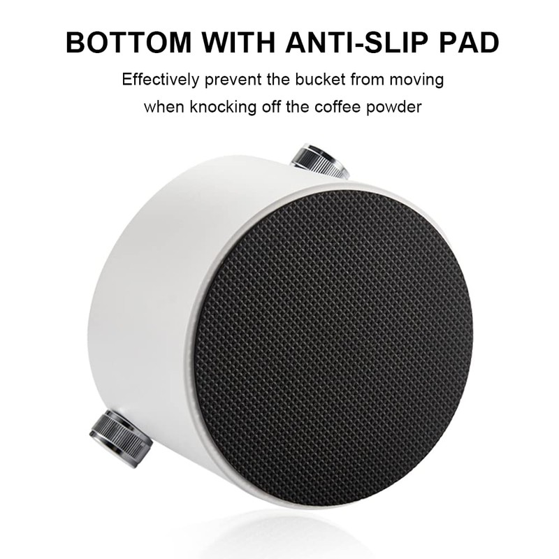 Ompellus Espresso Knock Box, Large Capacity & Non-Slip Base Coffee