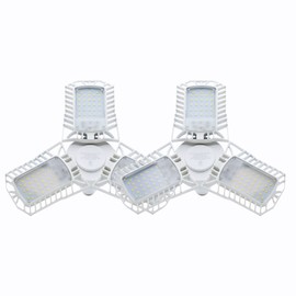 Surgebulb - LED Garage Lightning, Super Bright, Easy Fitting Socket, Energy Save, Long-Lifespan, Indoor/Outdoor, Aluminum Frame, 60 Watt - 2Pack