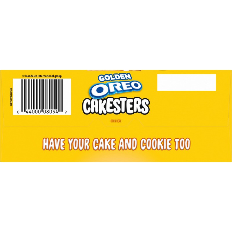 OREO Golden Cakesters Soft Snack Cakes, 12-5 Count Boxes (60