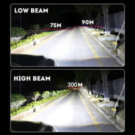 Fit For Honda Civic (2016-2020), 9005 H11 LED Bulbs,9005+H11 High & Low Beam Bulbs, H11 Fog Lights, 500% Brightness, 6000K White,Plug and play, IP68,Pack of 6 (For Civic (2016-2020))