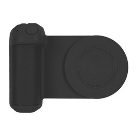 Broleo Magnetic Camera Handle Bluetooth Bracket, Smartphone Smart Grip With Bluetooth Wireless Remote Control For Video Photo Shooting Camera Grip Photo Holder Black