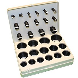 Japanese Metric O-Ring Kit, Buna-N, Black, 70A Durometer, 30-Sizes (Pack of 391 Pieces)