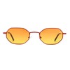 ZENOTTIC Mini Cool Octagonal Sunglasses Women Men Polarised Metal Frame