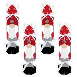 Big Dot of Happiness Christmas Gnomes - No Snap Holiday Party Table Favors - DIY Cracker Boxes - Set of 12