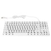 Gaming Keyboard USB Round 87 Keys Colorful Backlit Ergonomic Mechanical