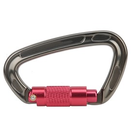 7075 Aviation Aluminum Master Lock Carabiner D Ring Safety Buckle Security Equipment for Outdoor Climbing Camping Hammockgray
