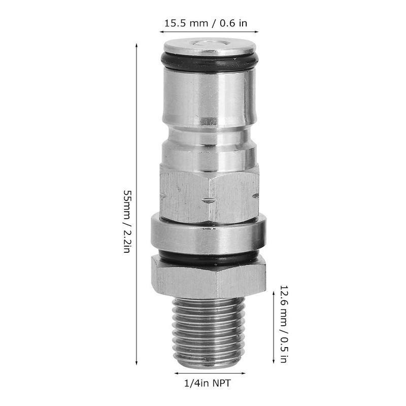 Ball Lock Adapter Gas for Stainless Steel Modified Accessory Valve