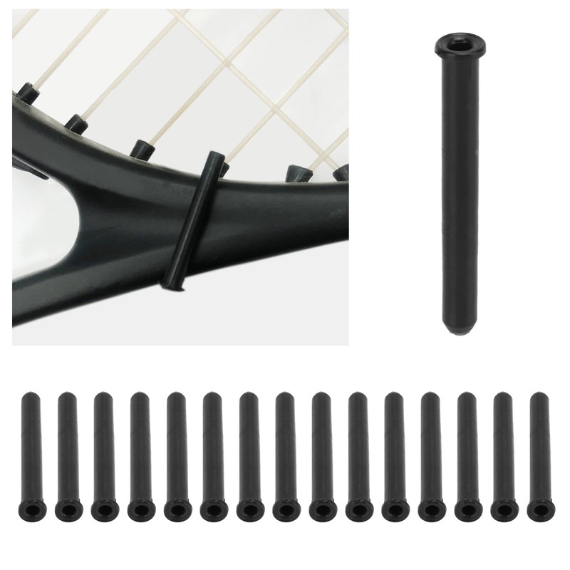 15pcs/set Tennis Racket Wire Protection Tube Durable Tennis Racket Stringing