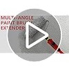 Multi-Angle Paint Brush Extender for High Ceiling, 1 PCS Extension