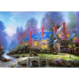 Jigsaw Puzzles for Adults 500 Piece Warm Cottage 20.5 x 15 Inch Jigsaw Puzzles for Adults Educational Game Challenge Toy 500 Pieces Puzzles for Adults Kids