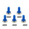 ESUPPORT Blue 12mm Rubber Rocker Toggle Switch Knob Hat Waterproof