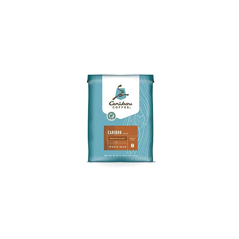 Caribou Coffee, Caribou Blend, Whole Bean, Value Pack 40 oz.