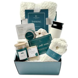 Self Care Gifts for Women 11 Piece, Womens Get Well Gifts for Mom Girlfriend Wife Daughter, Women’s Spa Gifts Baskets With Bath Salts, Oatmeal Soap, Blanket, Encouraging Inspirational Gift Basket