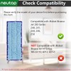 neutop Replacement Washable and Reusable Wet Mopping Pad Compatible with