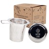 BitterLiebe® Tea Strainer for Loose Tea with Stainless Steel Drip