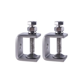 TIOMIOSEA C Clamp, Pack of 6 304 Stainless Steel Tiger Clamps, Woodworking Clamp, with Wide Jaw Openings (30 mm), for Clamps, Clamps & Tensioners, Woodworking Tool