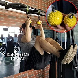 Fbest Pull Up Ball, Wrist Muscle Training Equipment, Pull Up Ball Grip, Arm Strength Training Equipment, Hand Strength Training, Wrist Ball Auto Start, Arm Strength Ball, Hand Strength, 2.8 inches (72