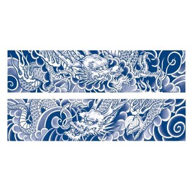 GZBH07 10 Temporary Bracelet Tattoo Dragon Tattoo Semi-Permanent Tattoos Long-Lasting Tattoos 2 Sheets