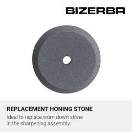 Bizerba Round Honing Stone for GSP and VS Series Bizerba Meat Slicer Sharpening Assembly - Genuine Replacement Bizerba Parts 60223401101