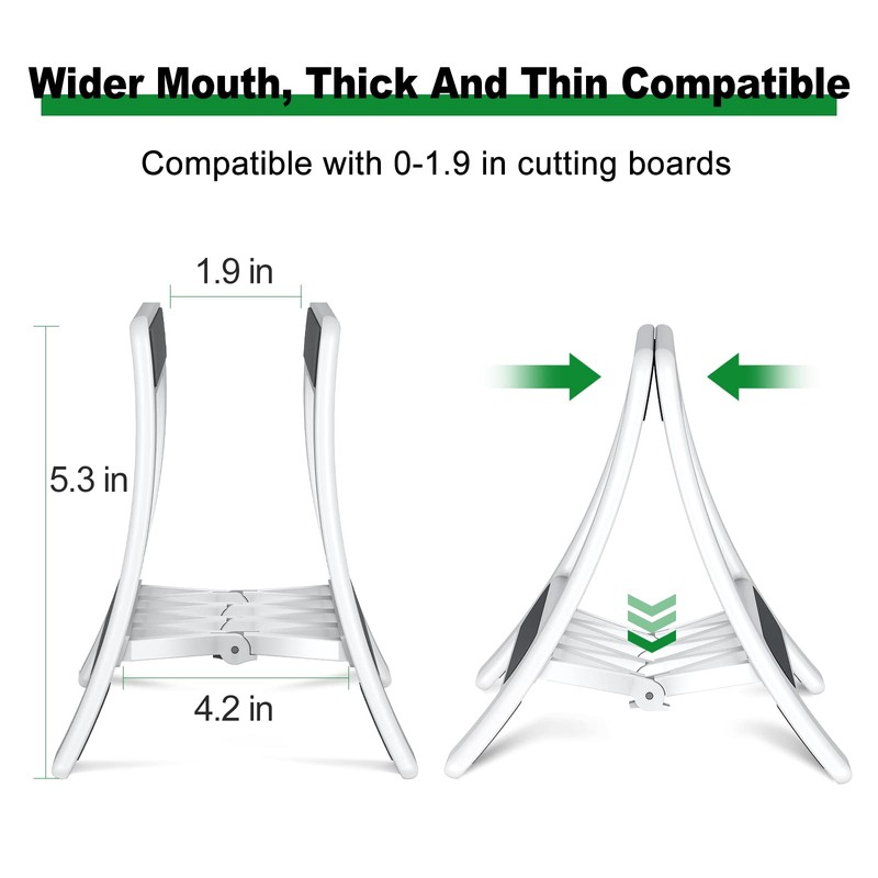 xuenair Cutting Board Holder, Cutting Board Rack Chopping Board Holder,Auto