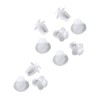 10x Side Trim Trim Clips for Citroen in White